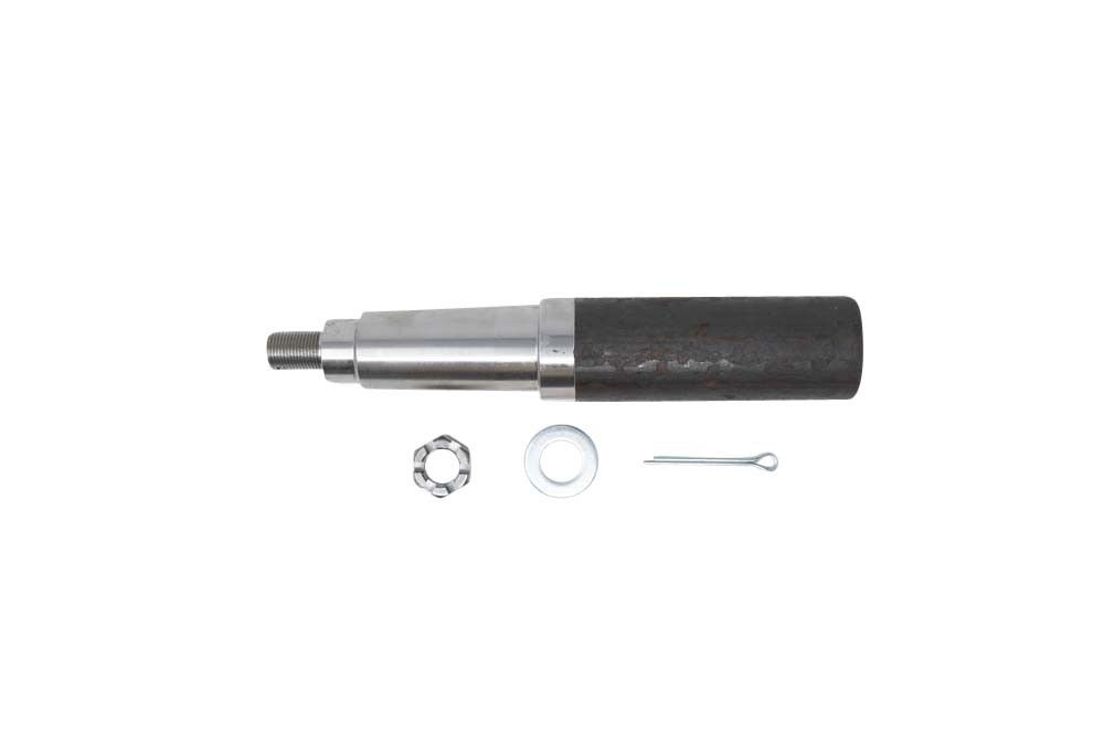 Agricultural Spindle Kit, AS3500F Round, 3,500 Lbs Capacity, Grease, 2.00" x 5.50" Long - 3/4"-16 Spindle Nut