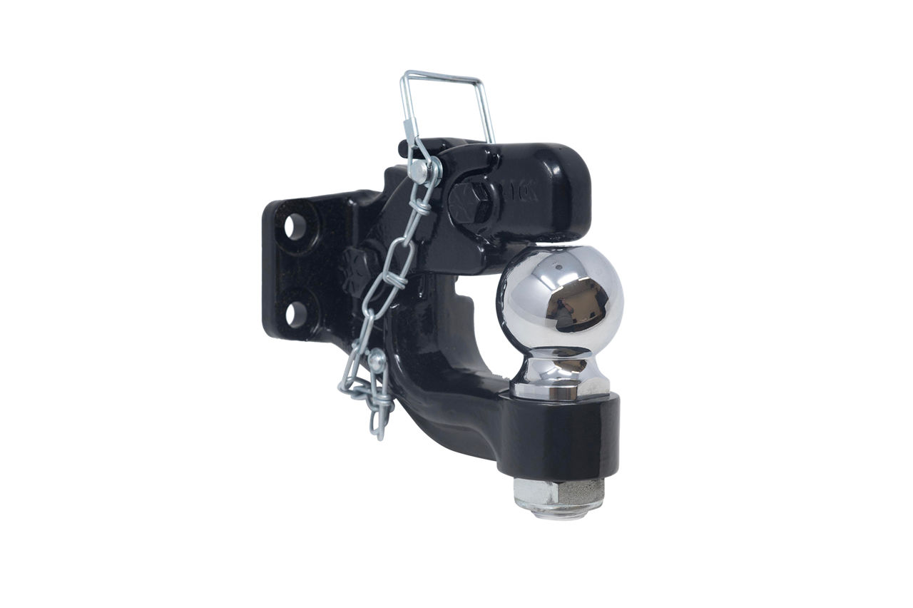 Buyers Products Combination Pintle Hitch, 4 Hole, 3000 Lbs Max Tongue Weight, 2 5/16