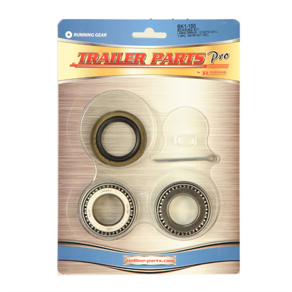 Trailer Parts Pro Hub - Hub & Drum Bearing & Seal Kit, For 2K Axles and BT8 Spindles