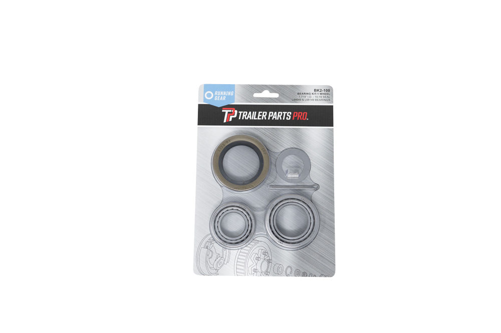 Trailer Parts Pro Hub - Hub & Drum Bearing & Seal Kit, For 3.5K Axles and #84 Spindles