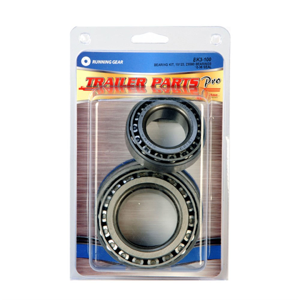 Trailer Parts Pro Hub - Hub & Drum Bearing & Seal Kit, For 6K Axles and #42 Spindles