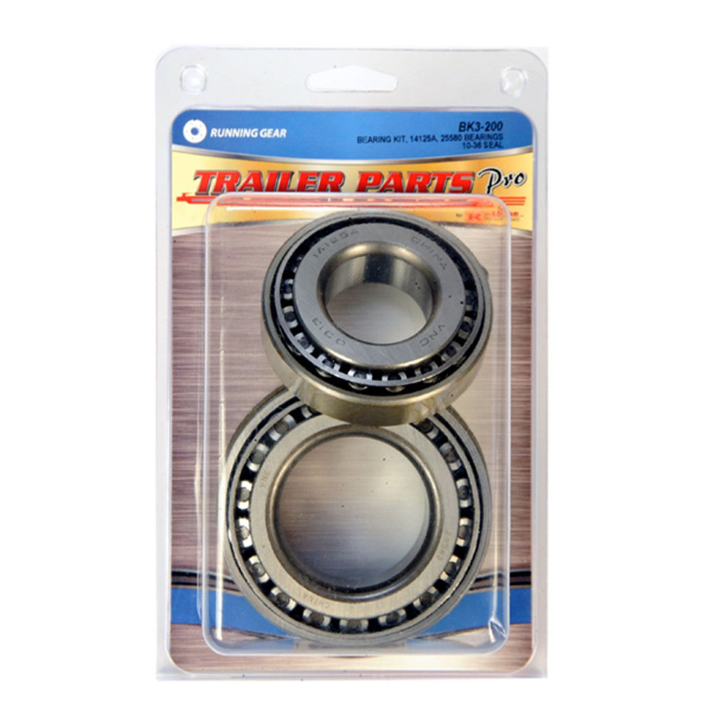 Trailer Parts Pro Hub - Hub & Drum Bearing & Seal Kit, For 5.2K - 7K Axles and #42 Spindles