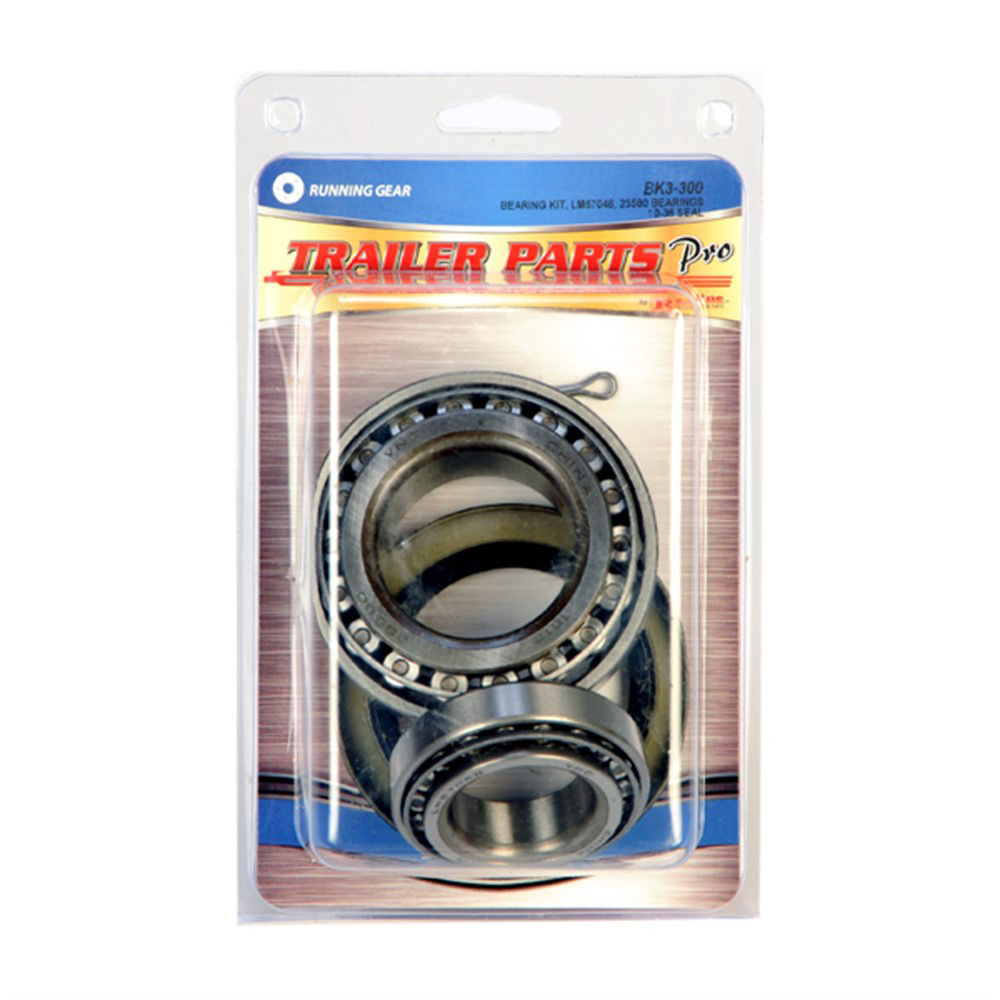 Trailer Parts Pro Hub - Hub & Drum Bearing & Seal Kit, For 5.2K - 6K Axles and #42 Spindles