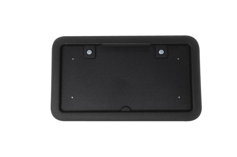 License Plate Bracket Black Poly Heavy Duty with Light