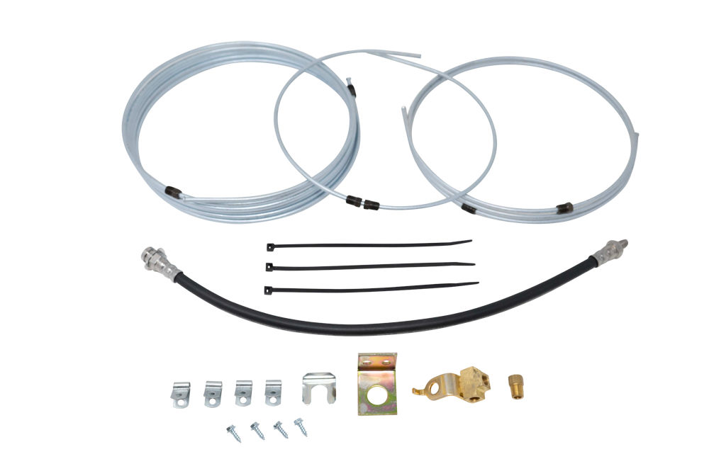 Trailer Parts Pro® Hydraulic Brake Line Kit for Trailers Applications of Drum Brake Actuators with 1 Axle or 2 Brakes