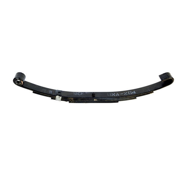 Slipper 1 3/4"Wide x 26 1/4"Long - 9/16" Spring Eye Diameter - 4-Leaf 2,050 LBS. Capacity Each Spring Assembly- Front Divisional Length: 13 1/4" Slipper Eye to Slipper Hanger Line Point Length: 27 1/2"