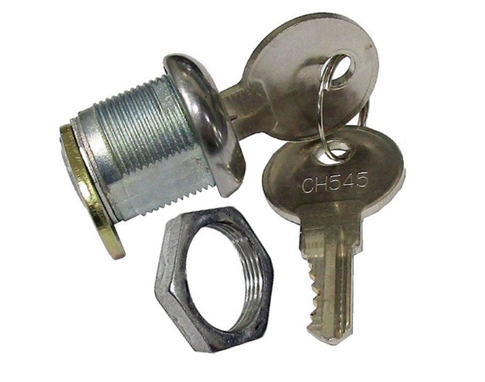 Replacement Key And Tumbler Set For Locking Junior Flush Latches