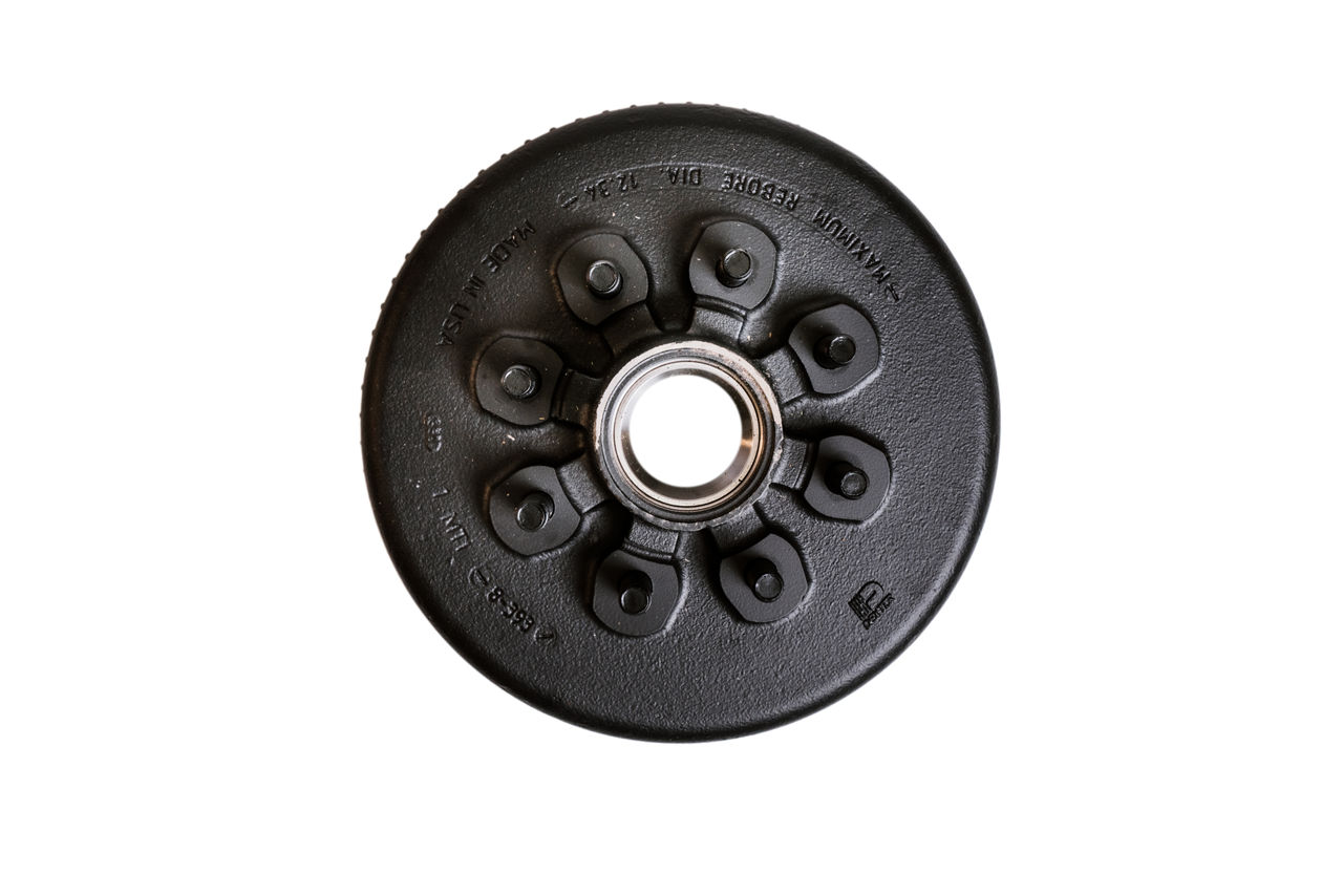 Dexter Hub & Drum,7.2K 8-65 Oil Bath 5/8" Stud, 4.75" Pilot