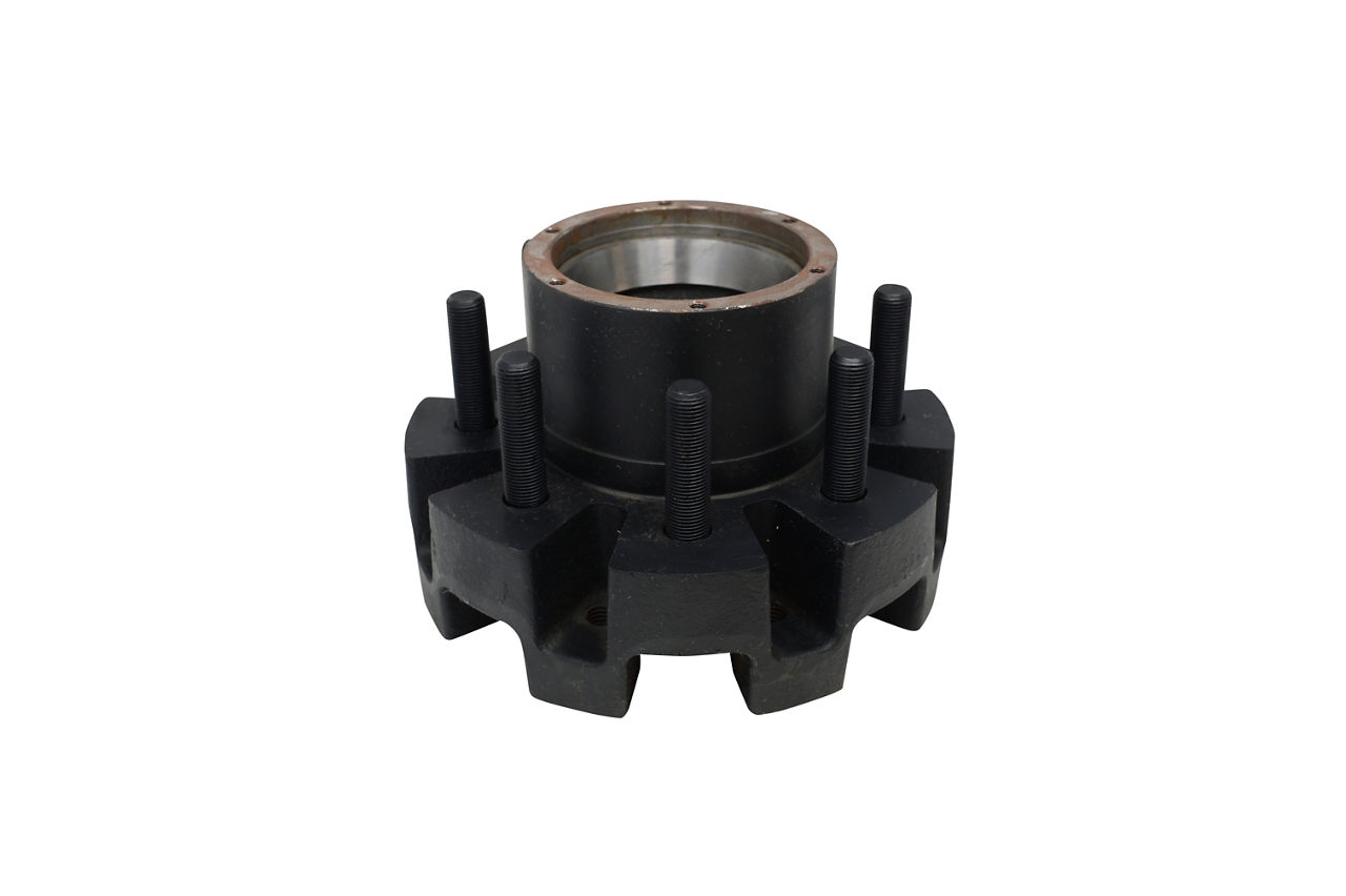 Dexter® Hub Only 12K Cups And Studs Disc Bolt-On Cap Dexter Torflex #14TF Only Oil Bath Lube, 12K Capacity Per Pair, 8 on 6.5" Bolt Pattern, Bulk