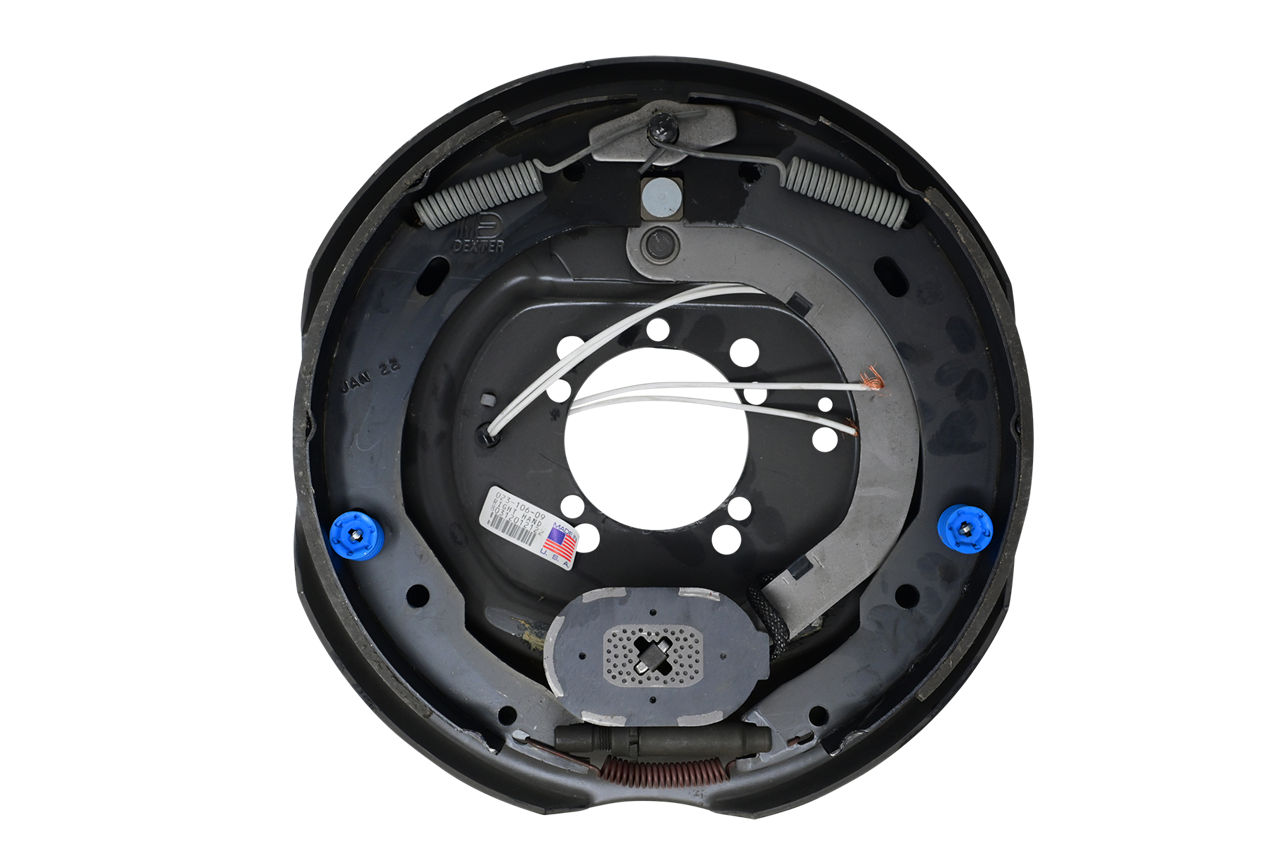 Electric Brake Assembly, 12x2, Right Hand, 4 Or 5 Bolt Mount.