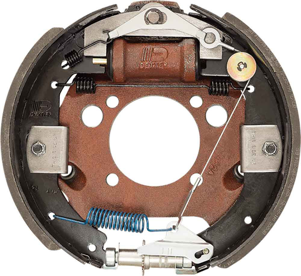 8,000-Lbs Uni-Servo Hydraulic Freebacking Brake Kit, 12-1/4" x 3-3/8" Backing Plate Assembly