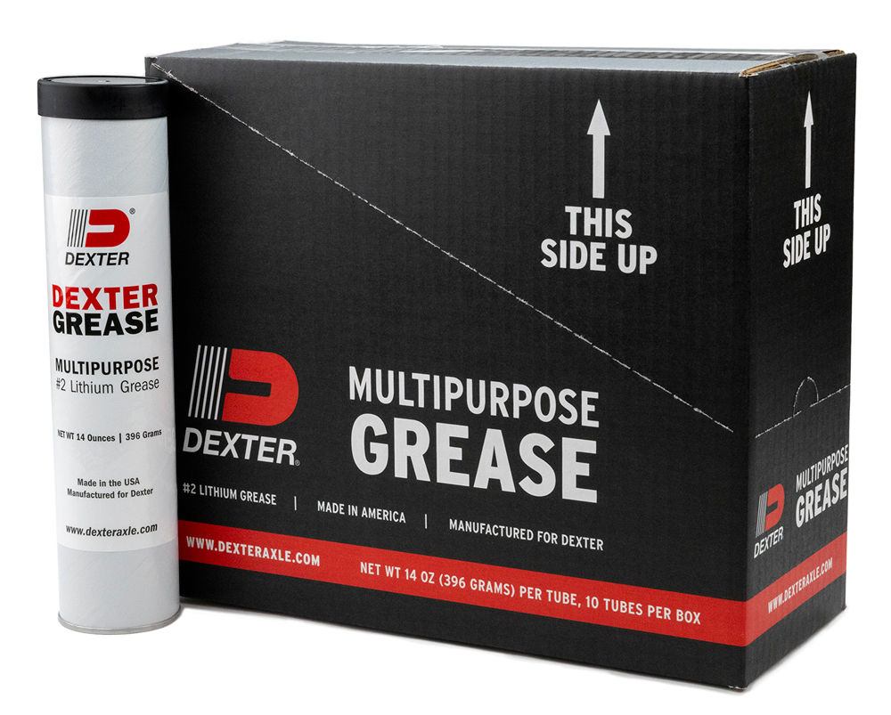 Dexter Multi Purpose #2 Lithium Grease, 14 Oz Tube, Qty 1