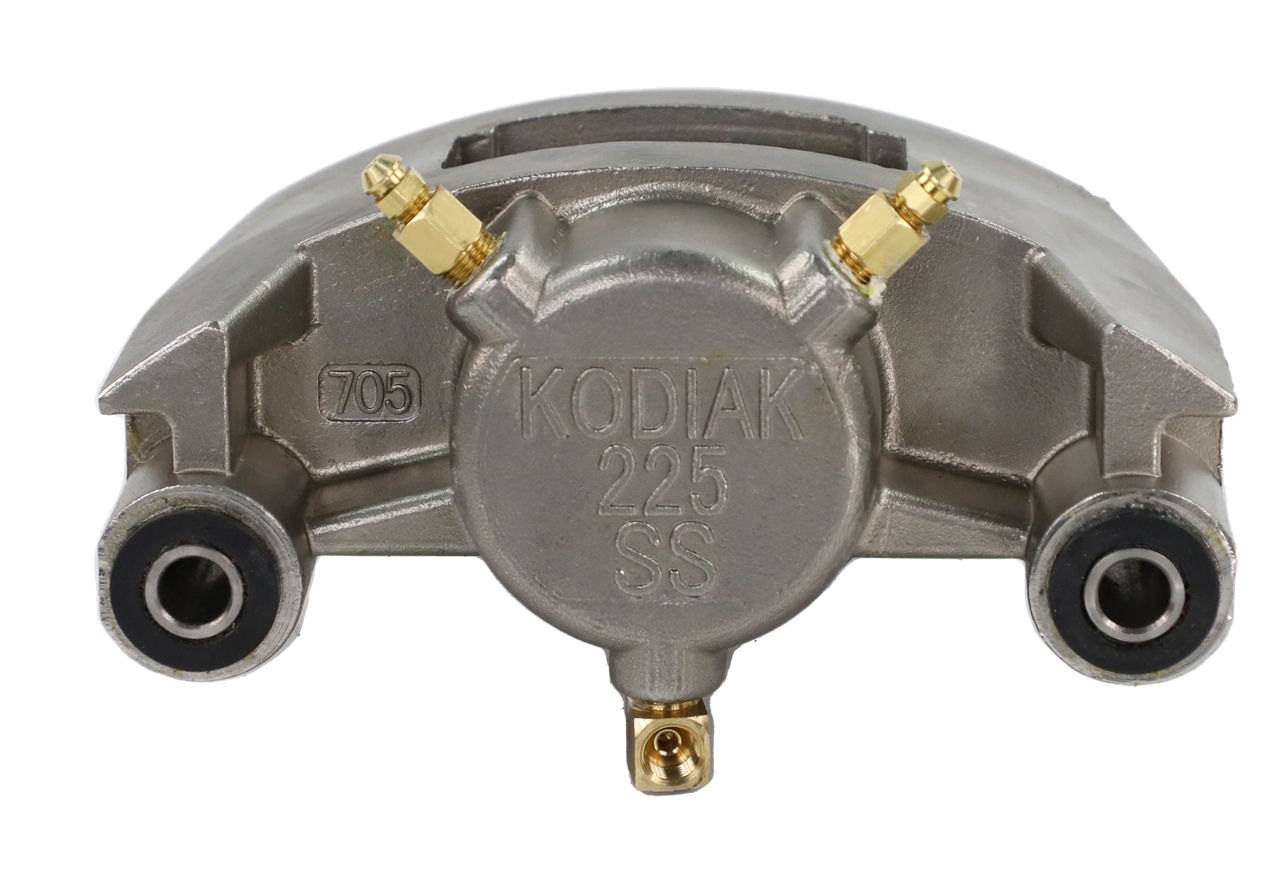 Caliper & Pads, 10-12 Disc, 1 Whl, Kodiak, S/S w/ SteelBck