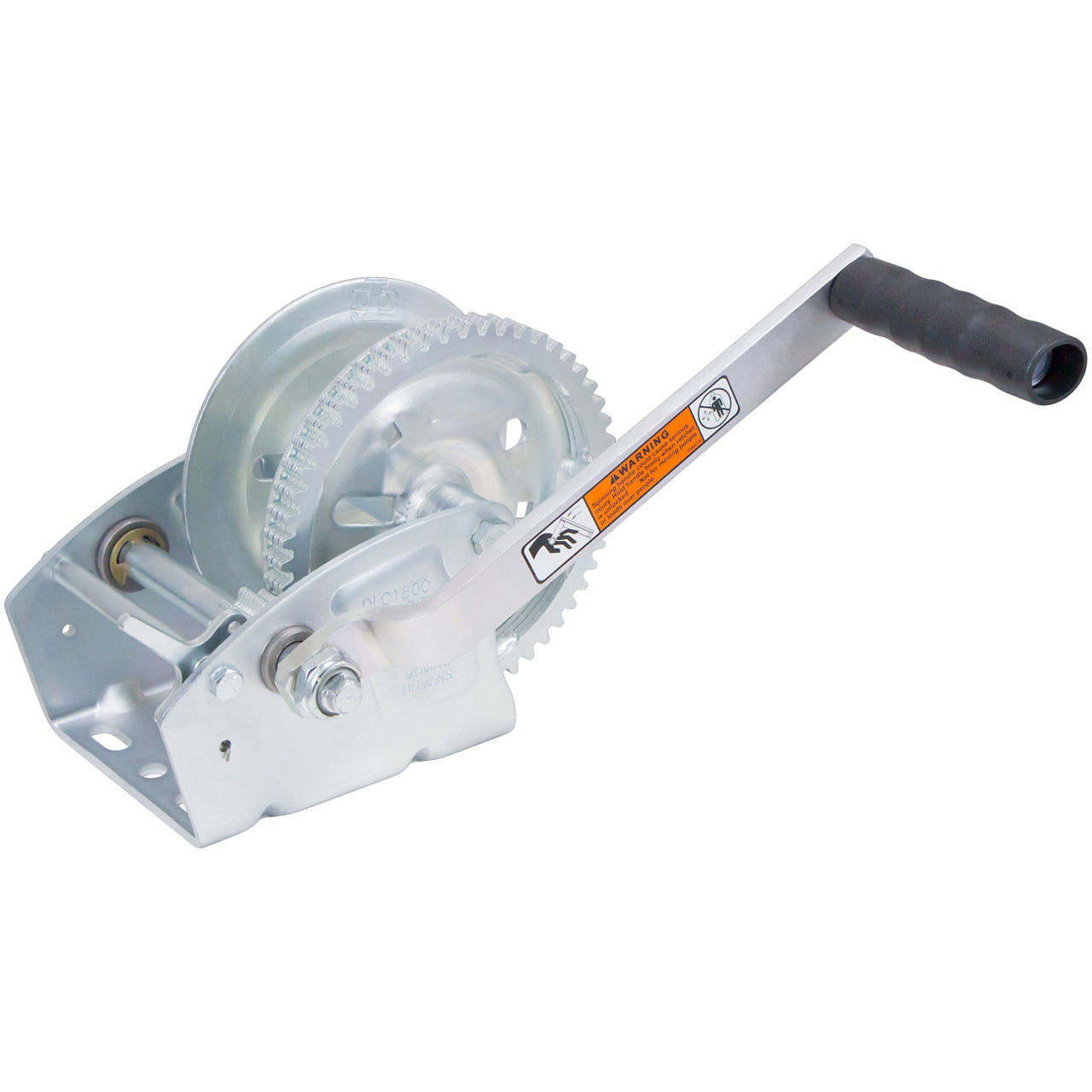 Dutton-Lainson Single Speed T-Winch, 1,800 Lbs Capacity, 5.4:1 Gear Ratio, 1-Way Reversible, No Hand Brake