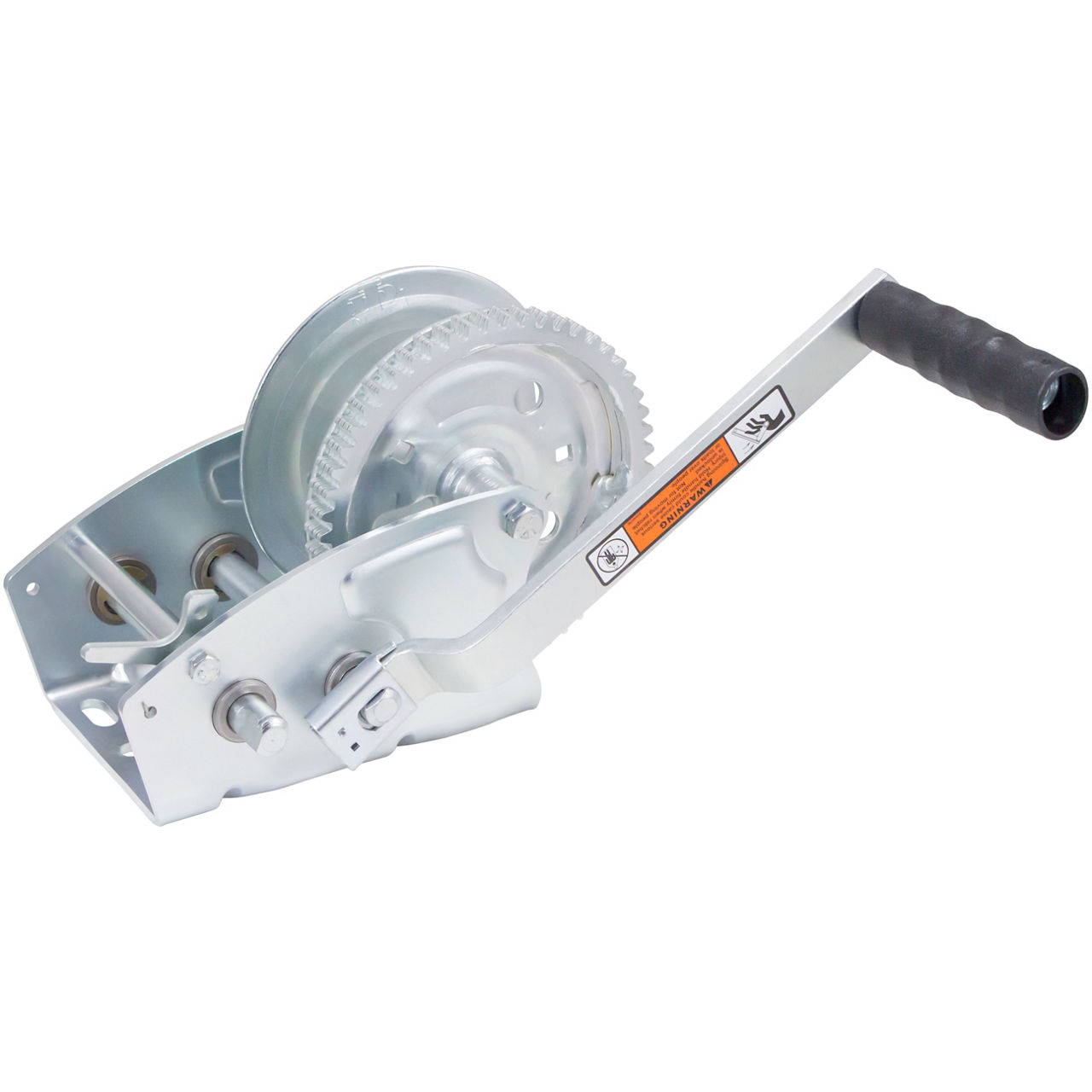 Dutton-Lainson Two Speed T-Winch, 2,000 Lbs Capacity, 5.4:1 & 12.4:1 Gear Ratio, 1-Way Reversible, Hand Brake Sold Separate