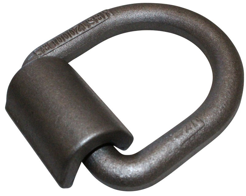 1/2 Inch Forged D-Ring With Weld-On Mounting Bracket