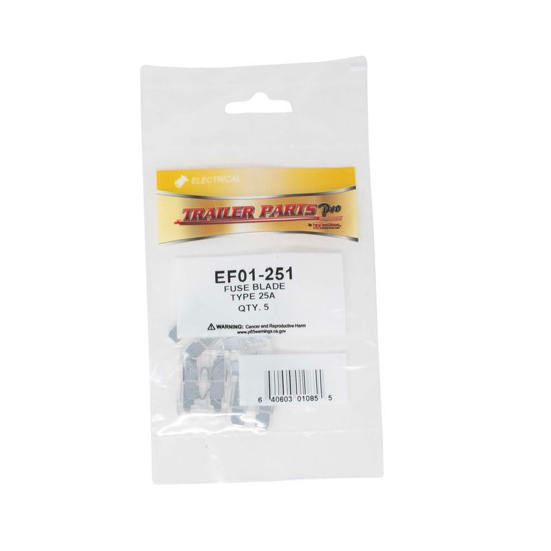 ATC 25-Amp Clear Standard Fuse, 14 Gauge, Pkg/5