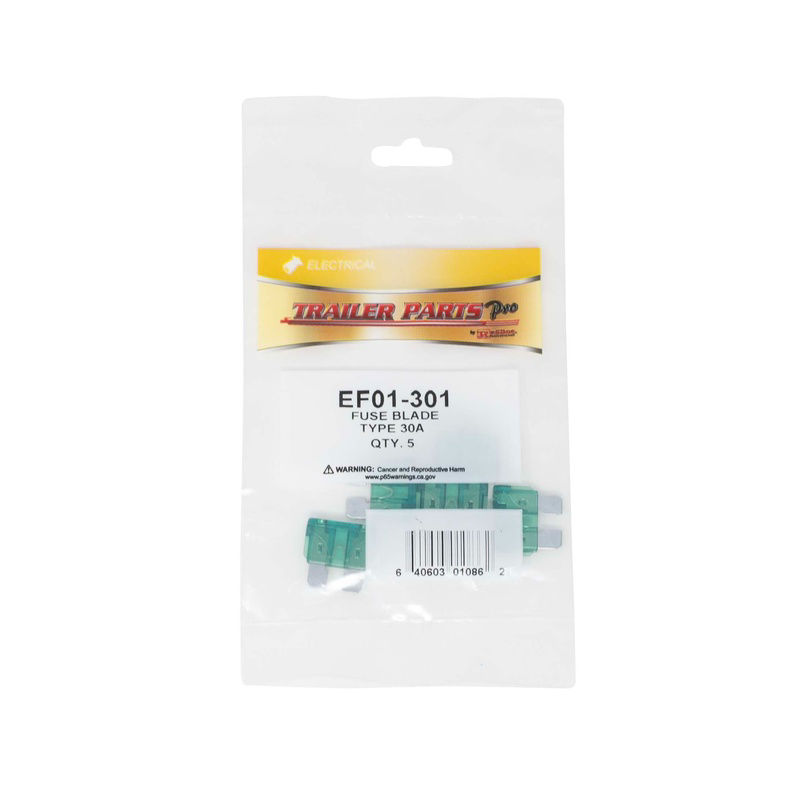 ATC 30-Amp Green Standard Fuse, 14 Gauge, Pkg/5