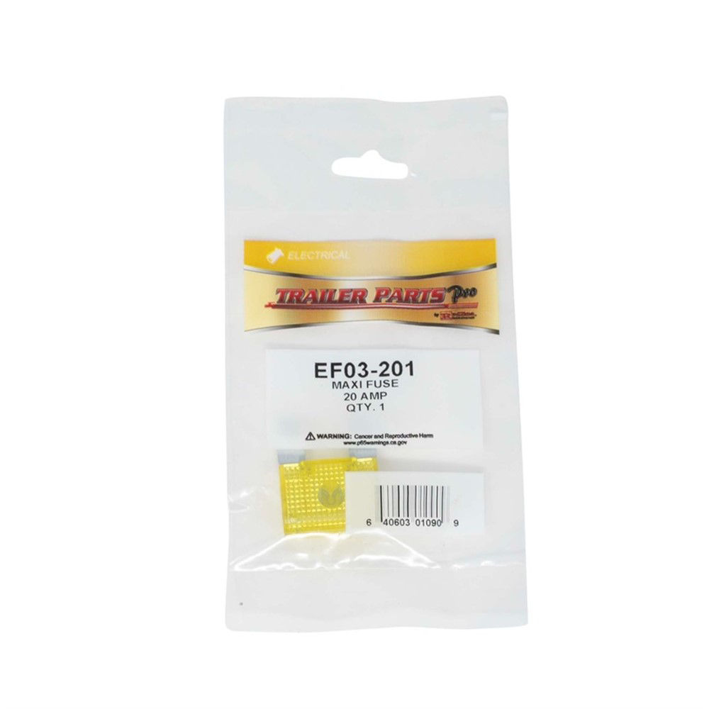 Maxi 20-Amp Yellow Fuse, 8 Gauge, Pkg/1