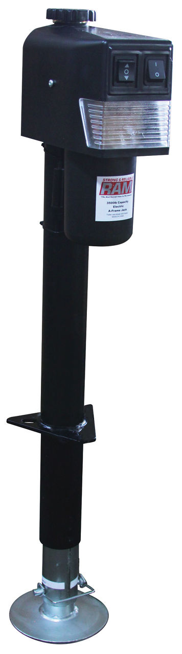 Ram 3500 Lbs Capacity A-Frame Jack, 12 Volt Electric Powered, 1-Wire, 18