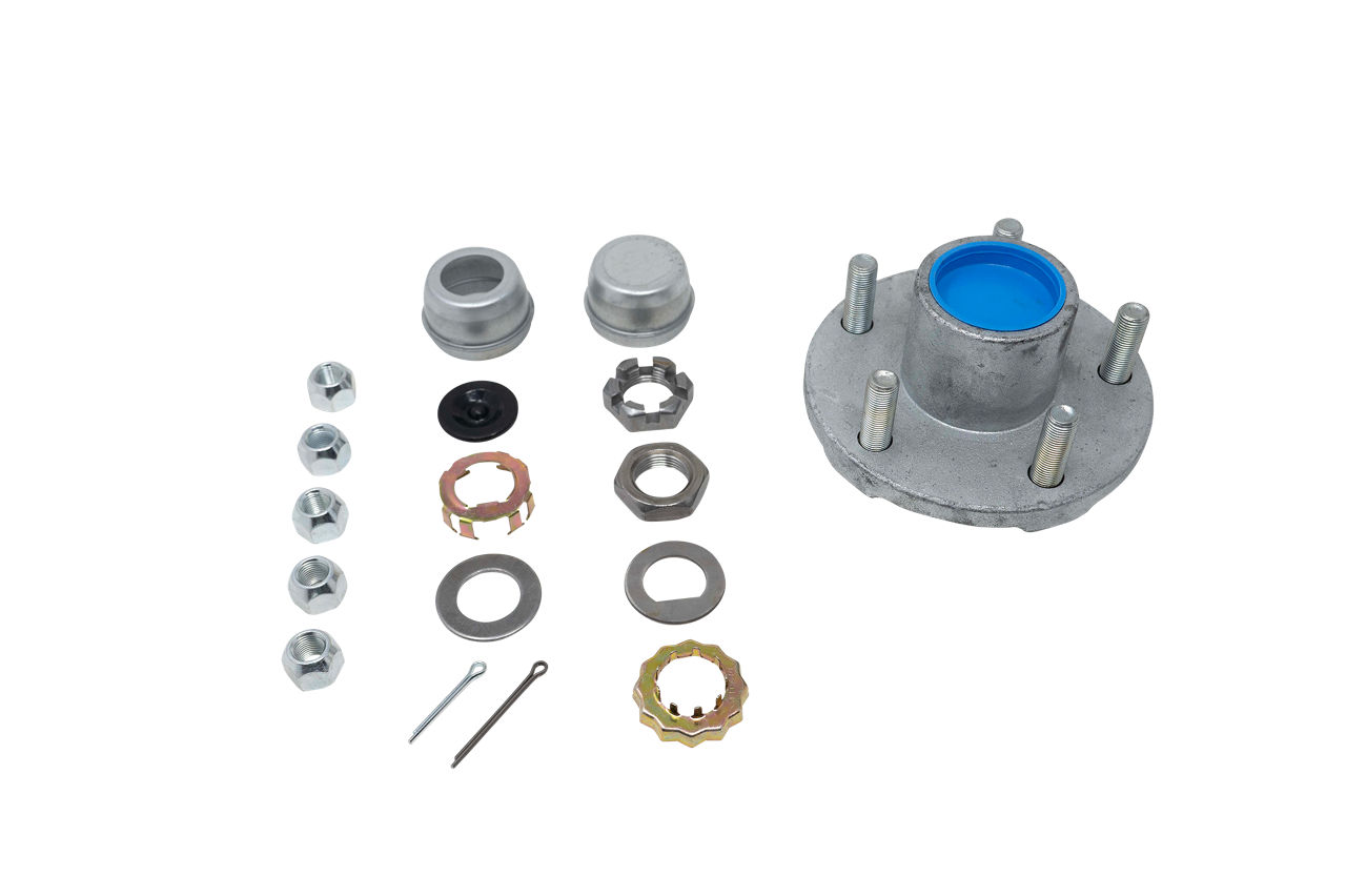 HUB KIT PRE-GREASED, 545, 2K, GALV, L44649