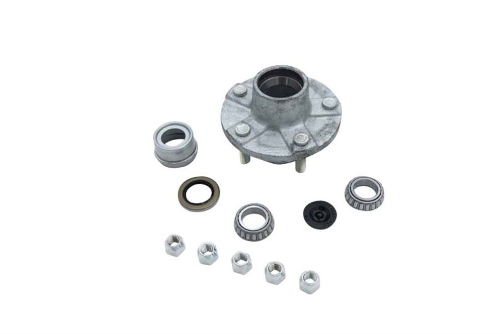 Hub Kit Complete, Loose Components, 545, Galvanized, 5-1/2" Flange Diameter, 2,200 Capacity Per Pair, For BTR E-Z-Lube Spindle