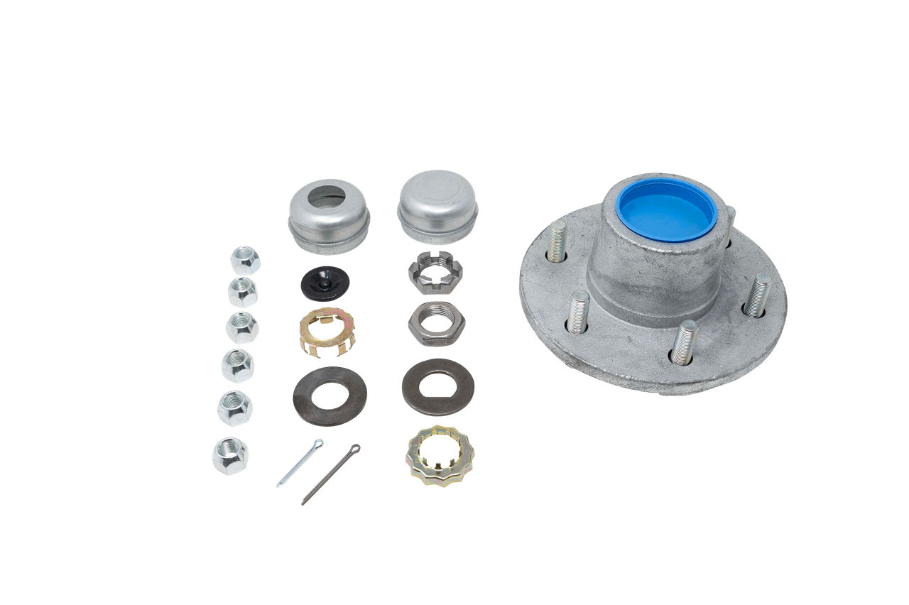 HUB KIT PRE-GREASED, 655, 6K, GALV, 25580/15123