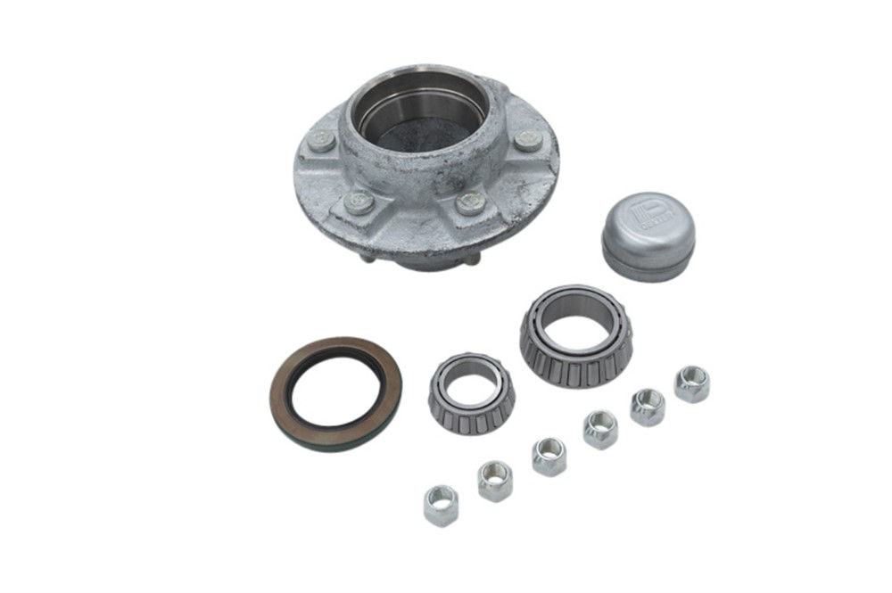 Hub Kit Complete, Loose Components, 655, Galvanized, 2.250" Seal, 6,000 Capacity Per Pair, For #42 Grease Spindle