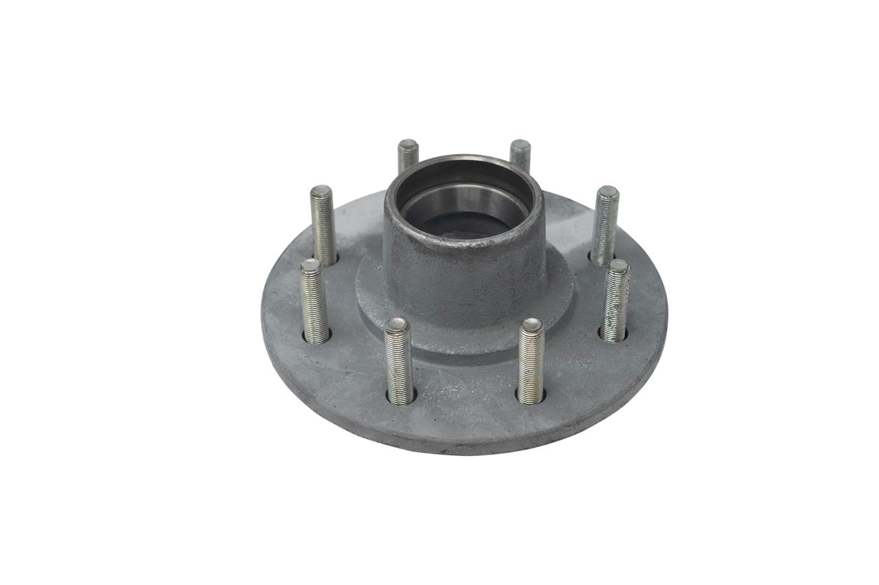 Grease Lube for 42 Spindle 1/2" Studs, 5,200-7,000-Lbs Hub Only Galvanized 865 Uses 25580 & 14125A 2-1/2" Seal
