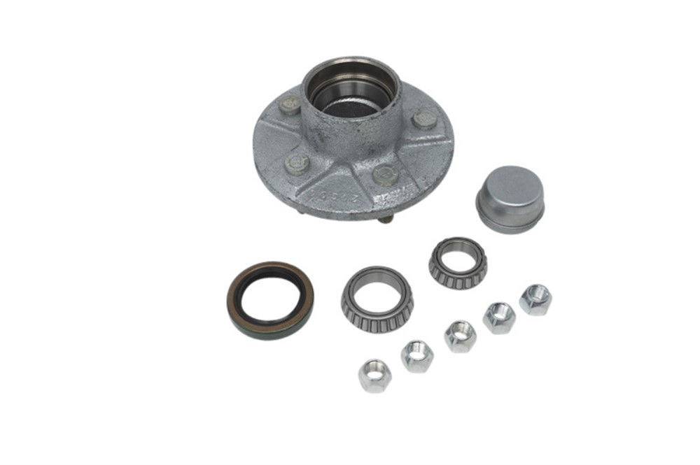 Hub Kit Complete, Loose Components, 545, Galvanized, 3,500 Capacity Per Pair, For #84 Grease Spindle