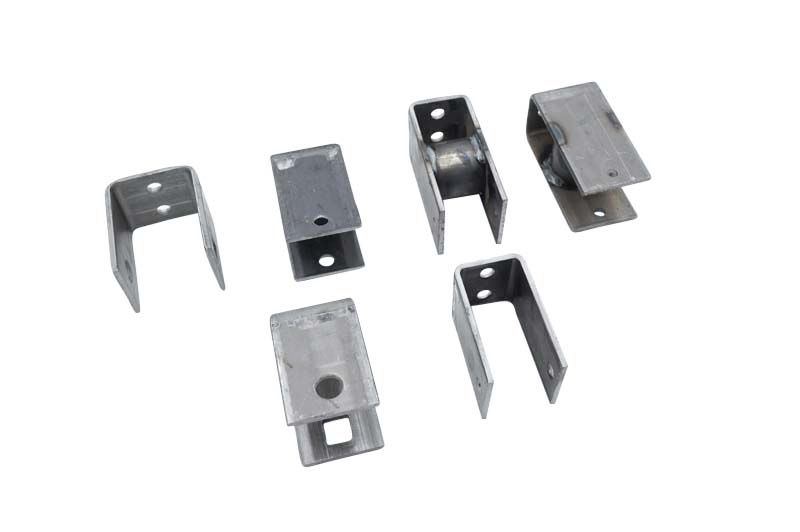 Tandem Axle Hanger Kits, 2" Slipper Springs (3,500 - 8,000 LBS. Axles) 4 1/4" Front Hanger with 9/16" Bolt Hole, 3 1/2" Center Hanger with 7/8" Bolt Hole, & 5 3/8" Rear Hanger with 5/16" Bolt Hole - Hangers Only Kit - Less Mounting Hardware
