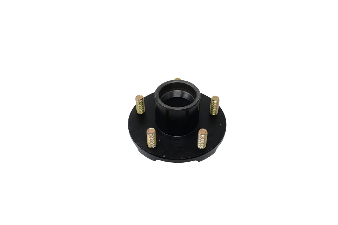 Idler Hub with Studs and Races Only, BT8 Spindle, Grease Lube, 2.2K Capacity Per Pair, 5 on 4.5" Bolt Pattern, 5-1/2" Idler Hub Flange Diameter, Bulk