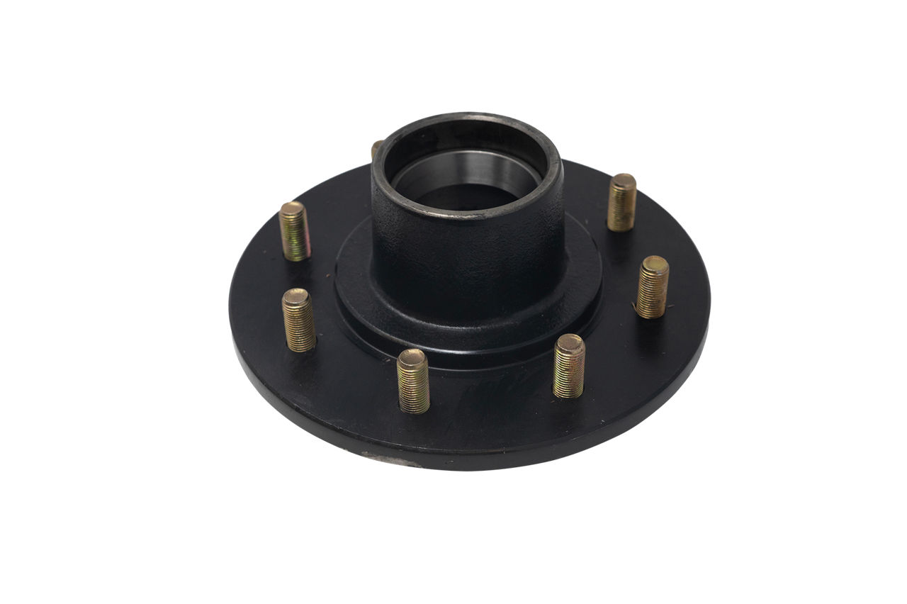 Trailer Parts Pro™ Idler Hub with Studs and Races Only, #42 Spindle, Grease Lube, 5.2K, 7K Capacity Per Pair, 8 on 6.5" Bolt Pattern, 1/2" Studs, 2.250" Seal, Bulk