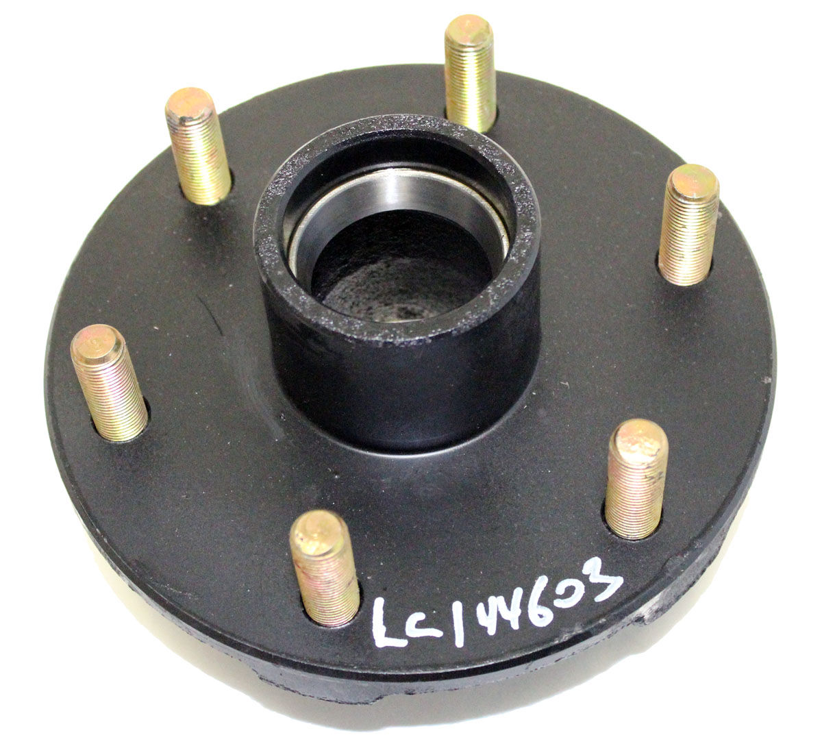 Trailer Parts Pro™ Idler Hub with Studs and Races Only, #84 Spindle, Grease Lube, 3.5K Capacity Per Pair, 6 on 5.5" Bolt Pattern, Bulk