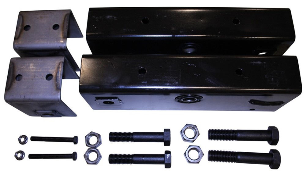Tandem Axle Hanger Kits, 3" Slipper Springs (10,000 -15,000 LBS. Axles) 1" Hanger Spring Eye 1-1/8" Equalizer Bolt 42 1/4" Axle Spacing