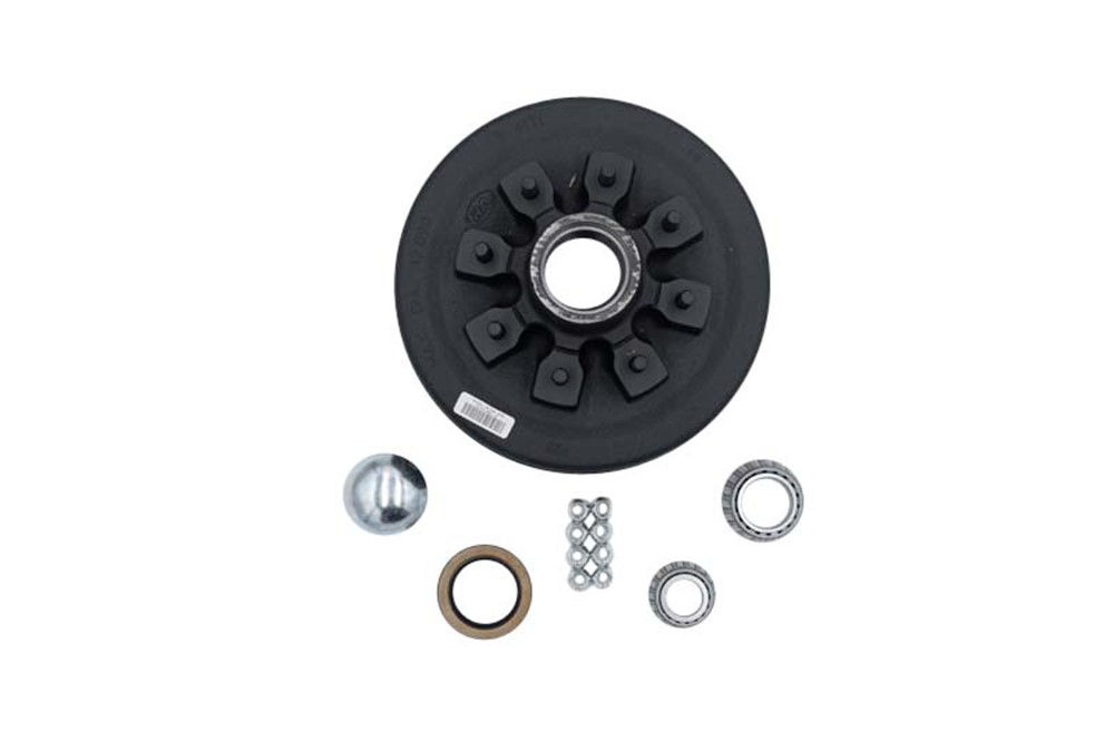 Hub-Drum Kit, Loose Components, 865, 5,200-7,000 Lbs Per Pair, Fits 12 X 2" Brakes, 2.250" Seal, 1/2" Studs, for #42 E-Z Lube® Spindle