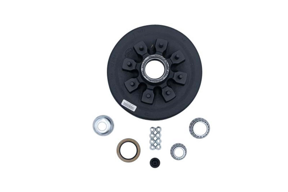 Hub-Drum Kit, Loose Components, 865, 5,200-7,000 Lbs Per Pair, Fits 12 X 2" Brakes, 2.250" Seal, 1/2" Studs, for #42 Grease Spindle