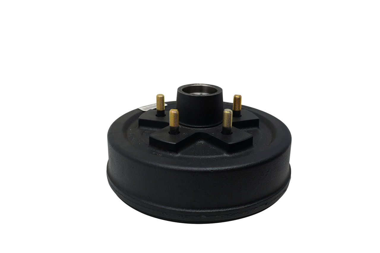 Trailer Parts Pro™ Hub-Drum with Studs and Races Only, #84 Spindle, Grease Lube, 3.5K Capacity Per Pair, 5 on 4.75" Bolt Pattern, Bulk