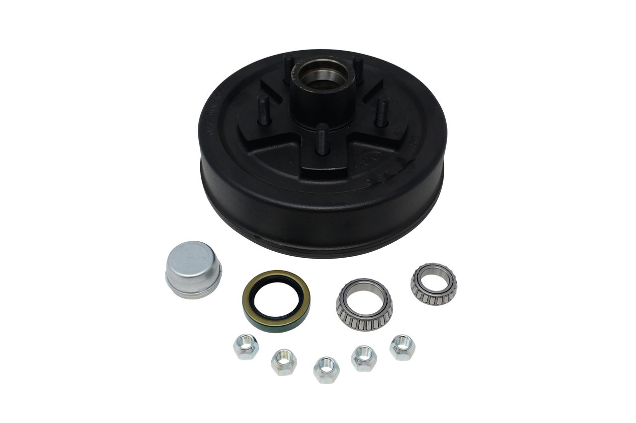 Hub-Drum Kit, Loose Components, 550, 3,500 Per Pair, Fits 10 X 2-1/4" Brakes, for #84 Grease Spindle, Trailer Parts Pro™