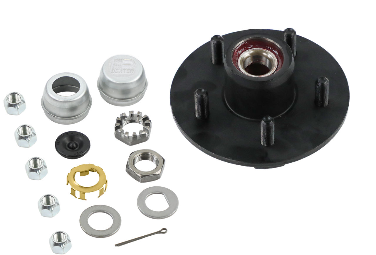 PRE-GREASED HUB KIT 2.2K 545 6.50" DIA 1.500" SEAL