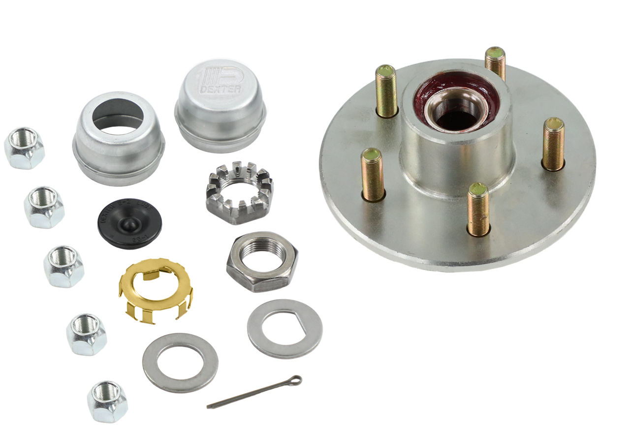 PRE-GREASED HUB KIT 3.7K 545 ZINC 1.720" SEAL