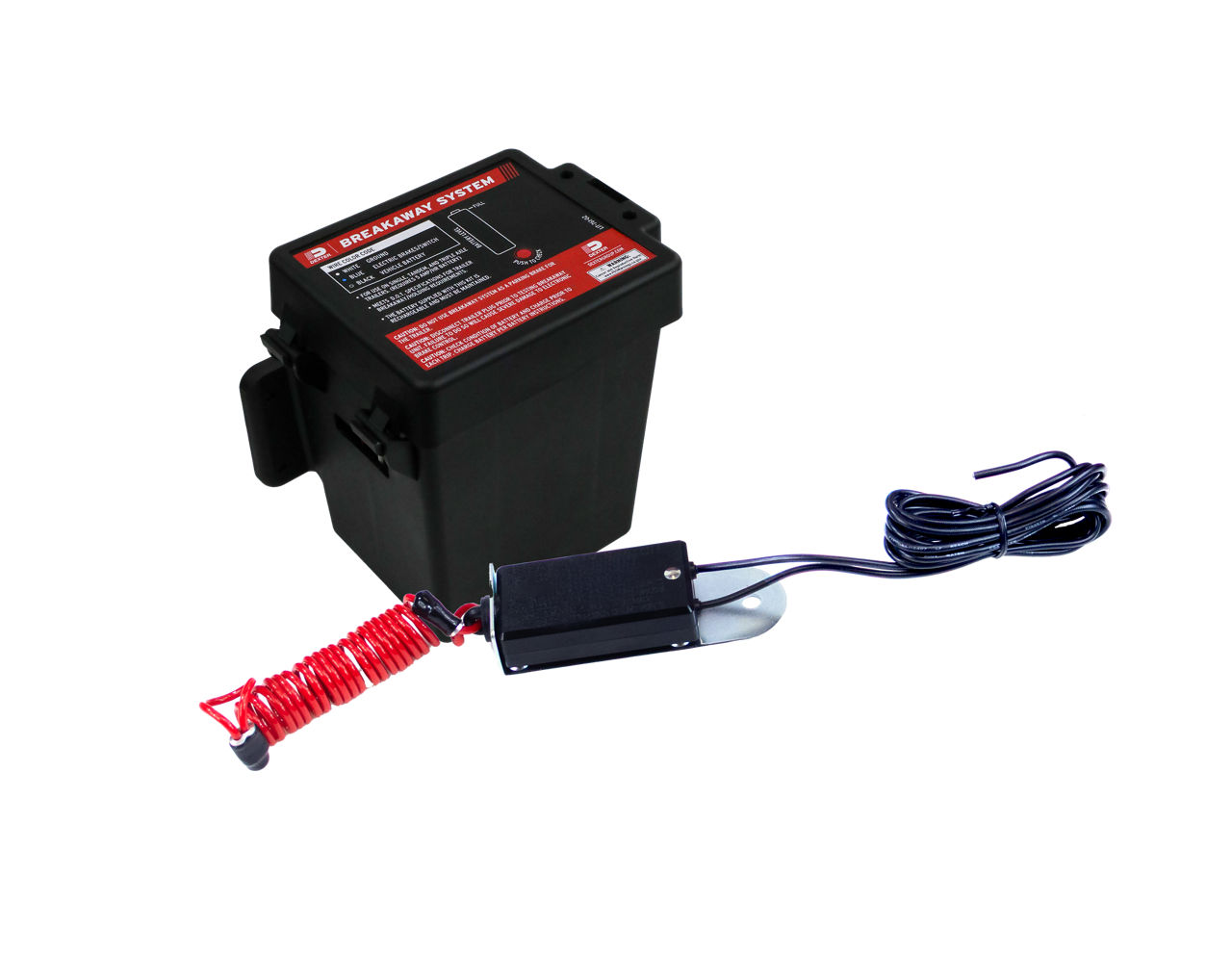 Breakaway Kit, 5 Amp, Coiled Cable Swtich, Top Load Push Test