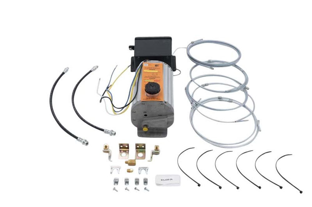Electric/Hydraulic Drum Brake Actuator for Tandem Leaf Spring Axle