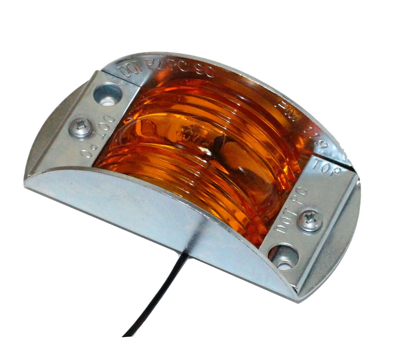 AMBER CLEARANCE LIGHT, W/STEEL PROTECTIVE HOUSING 4 1/2