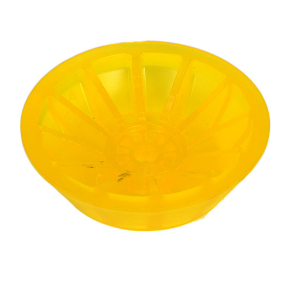 End Bell, Amber PVC, 4