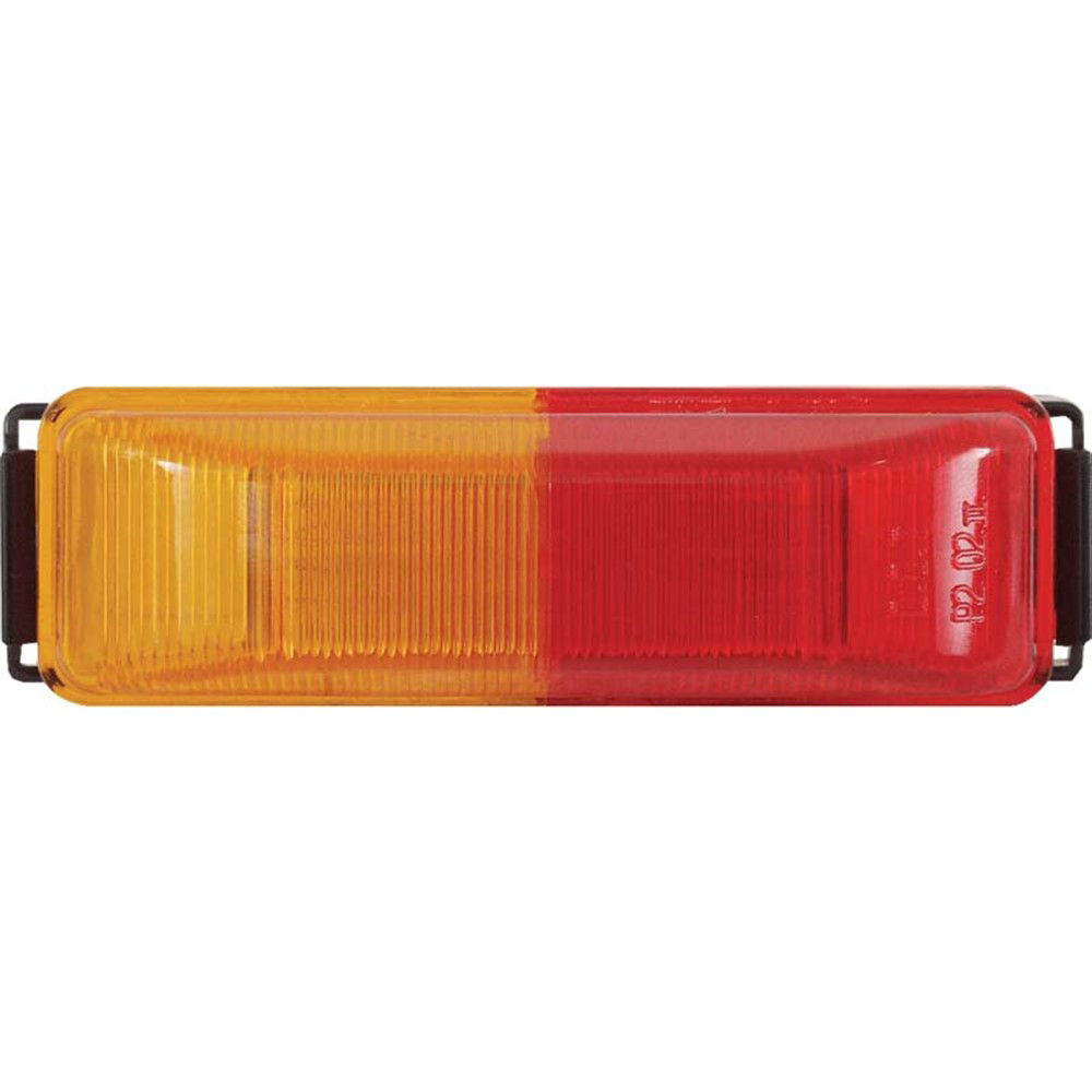 AMBER/RED FENDER LIGHT LIGHT W/BLACK BASE