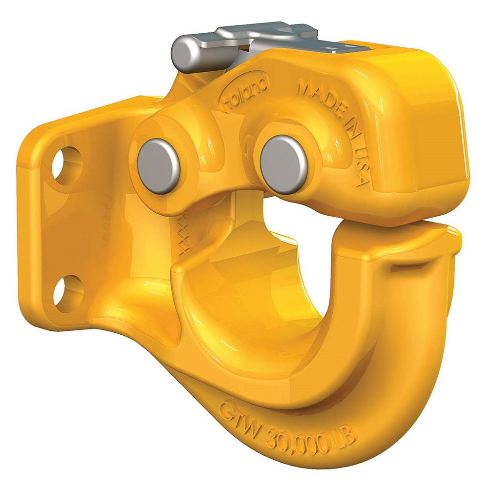 SAF-HOLLAND Pintle Hook, Rigid Type With Fastlatch, 4 Mounting Holes, 6,000 Lbs Tongue Weight Capacity, 30,000 Lbs Trailer Weight Capacity