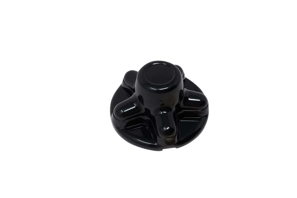 Hub Cover, 5 on 4.5 for 13/16 HexLugnut, Black Plastic