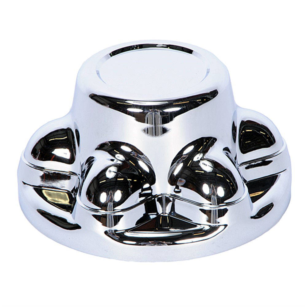 Hub Cover, 6 On 5.5 For 13/16 Hex Lug Nut, Chrome Plastic