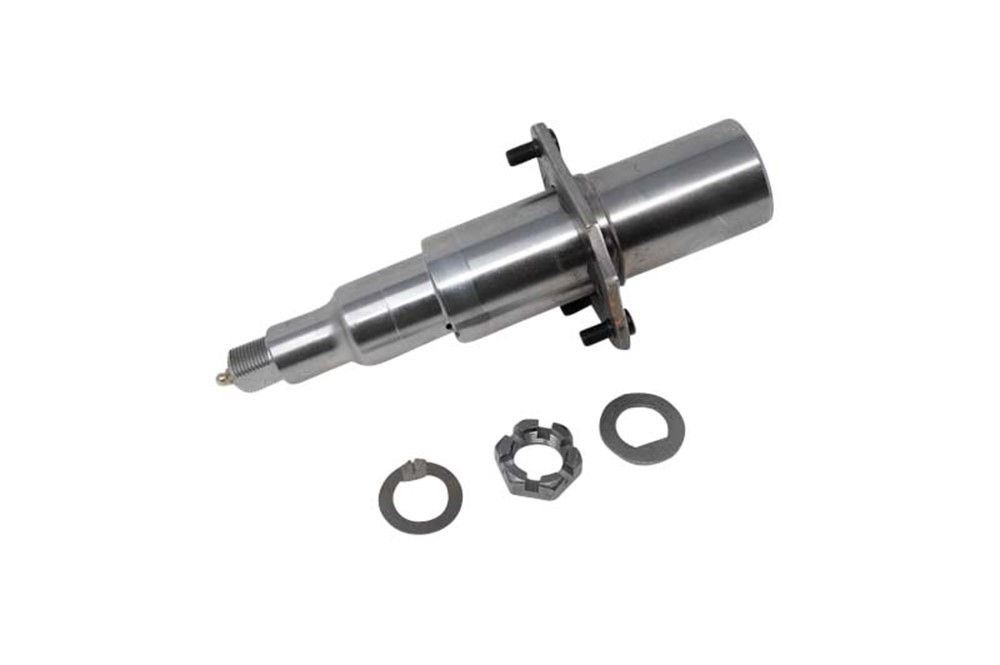 Spindle Kit, #42 Round, 2,600 Lbs Capacity, E-Z Lube with Preinstalled Brake Flange, 2.25